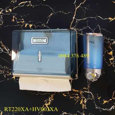 Bộ Hộp đựng giấy lau tay HV 003XA+ RT220XA