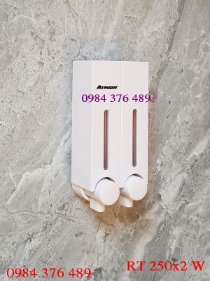 Hộp đựng xà phòng - dầu gội - sữa tắm - nước rửa tay treo tường đôi cao cấp