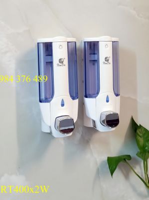 Hộp đựng xà phòng - dầu gội - sữa tắm - nước rửa tay treo tường đôi Xinda