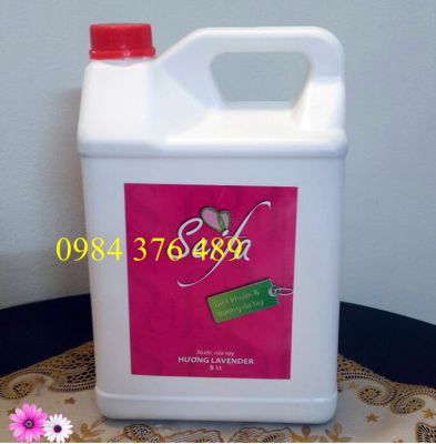Nước rửa tay diệt khuẩn hương Lavender can 5 lít